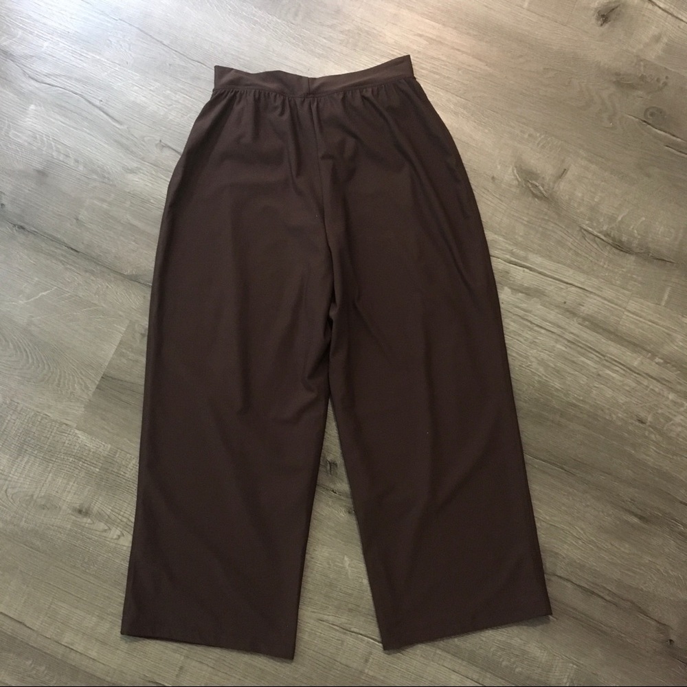 Spanx bod a bing slimming wide leg brown pants - Picture 5 of 5